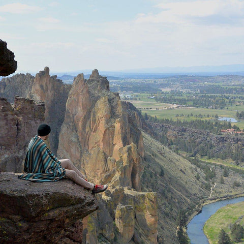 Coalatree Green Stripe V2 Kachula Adventure Blanket - The Offroader