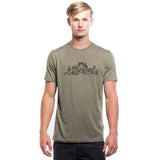 Overgrown City Olive Night T-Shirt -Men's - The Offroader